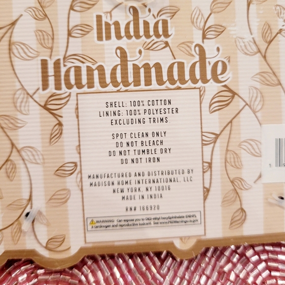 Pink Beaded Heart Bag - Picture 4 of 4